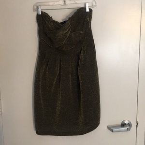Gold Glitter Dress
